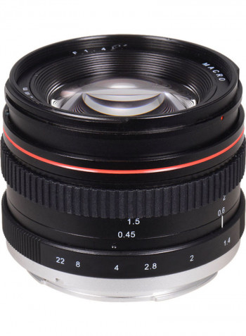 F/1.4 Usm Large Aperture Standard Anthropomorphic Focus Lens Black/White