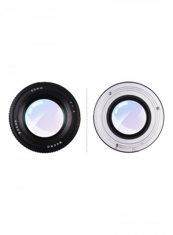 F/1.4 Usm Large Aperture Standard Anthropomorphic Focus Lens Black/White