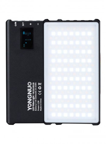 LED RGB Video Pocket Light Black
