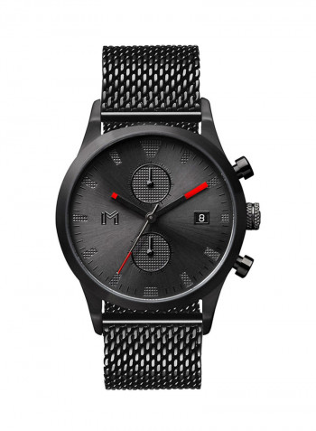 Men's Stainless Steel Analog Wrist Watch Tnm01-Bmesh