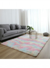 Colourful Anti-Slip Soft Carpet Multicolour 140 x 200cm