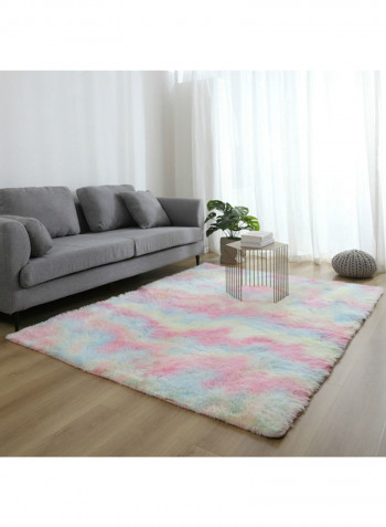 Colourful Anti-Slip Soft Carpet Multicolour 140 x 200cm