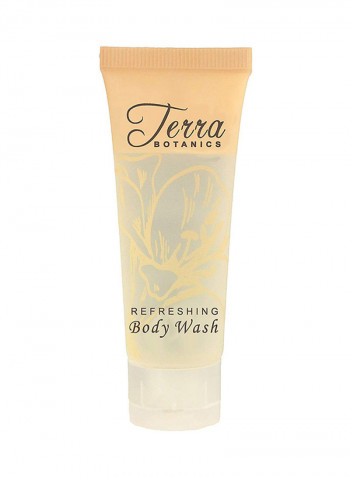Body Wash 1 Oz. Frosted Tube With Flip Cap With Organic Honey And Aloe Vera (Case Of 300)