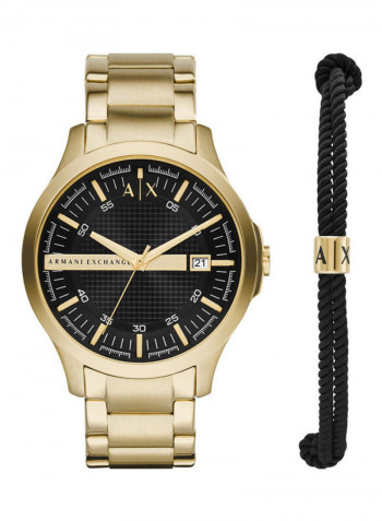 Men's Analog Wrist Watch With Bracelet
