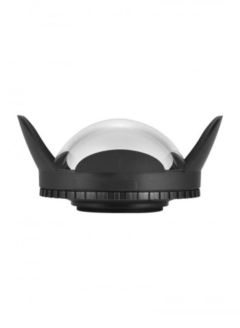 Wide Angle Lens Dome 200millimeter Black/Clear