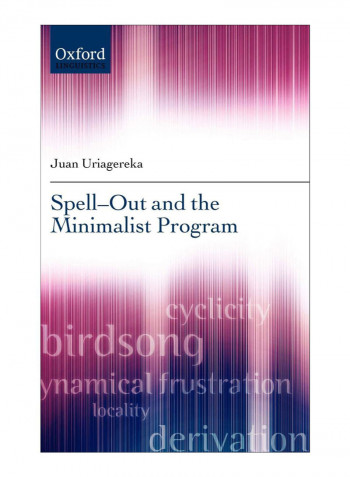 Spell-Out And The Minimalist Program Hardcover