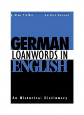 German Loanwords Hardcover English by J. Alan Pfeffer
