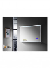 Bluetooth Timer Display Anti Fog Lighting Bathroom LED Mirror Transparent 1000x700millimeter