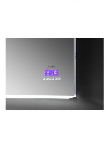 Bluetooth Timer Display Anti Fog Lighting Bathroom LED Mirror Transparent 1000x700millimeter