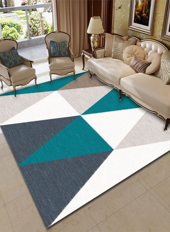 Geometric Pattern Supple Carpet Multicolour 140x200centimeter