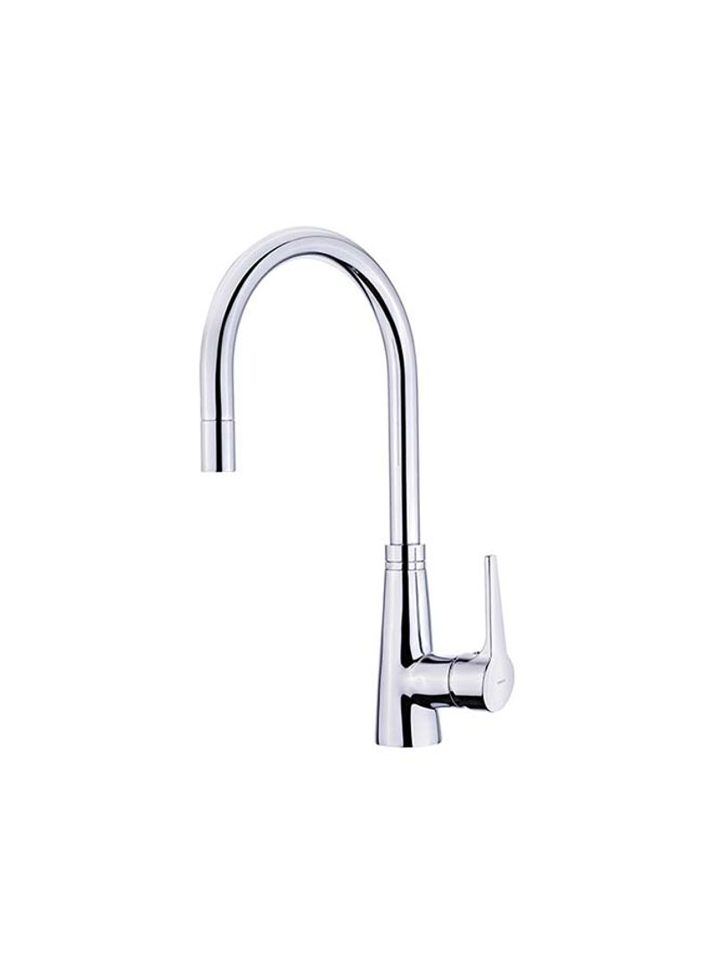 Vtk 938 Kitchen Tap Mixer With High Spout And Pullout Shower Silver