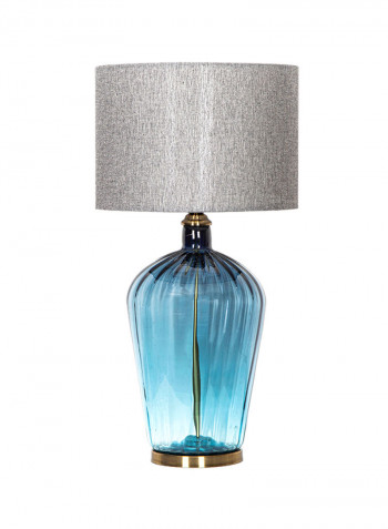 Handmade Table Lamp Featuring Glasswork Marlin Blue 68cm