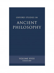 Oxford Studies In Ancient Philosophy: Volume XVIII Hardcover