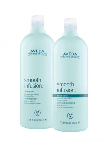 2-Piece Smooth Infusion Shampoo And Conditioner Set 2x1L