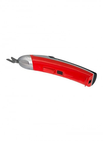 Cordless Electric Scissors With Lithium Battery Vibrant Red