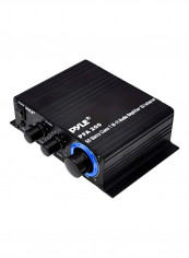 Mini Dual Channel Audio Amplifier PFA200 Black