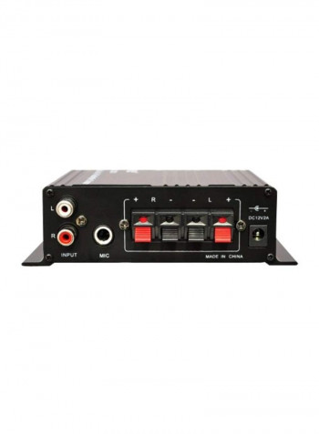 Mini Dual Channel Audio Amplifier PFA200 Black