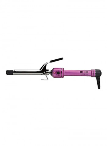 Salon Curling Iron Pink/Silver/Black