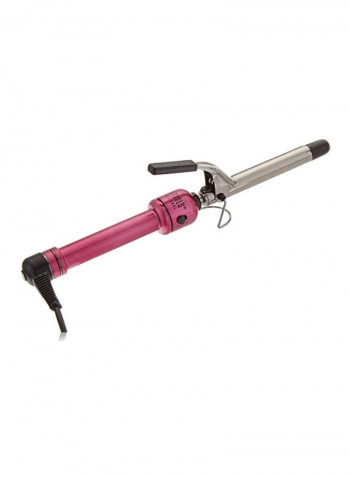 Salon Curling Iron Pink/Silver/Black