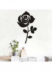 Rose Wall Sticker Black 60x90cm reviews Rose Wall Sticker Black 60x90cm