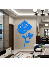 Rose Wall Sticker Blue 60x90cm reviews Rose Wall Sticker Blue 60x90cm