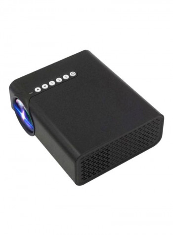 Portable Mini HD Home Projector M207 Black