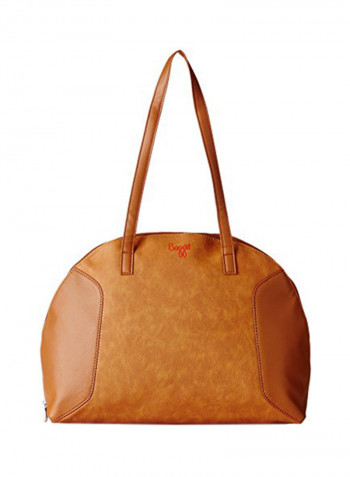 Polyester Blend Shoulder Bag 2076602 Brown