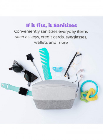 UV-Clean Portable Sanitizer Bag رمادي
