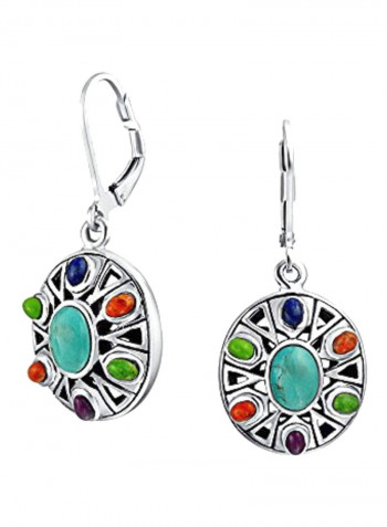 925 Sterling Silver South Western Style Earrings