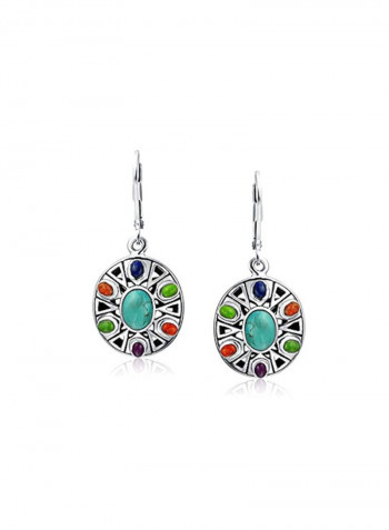 925 Sterling Silver South Western Style Earrings