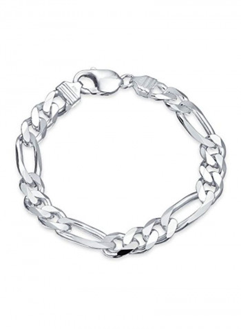 925 Sterling Silver Figaro Link Bracelet