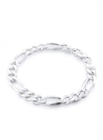 925 Sterling Silver Figaro Link Bracelet