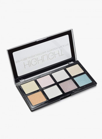 8-Colour Highlighting Eyeshadow Palette Multicolour