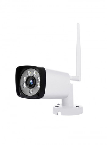 4-Piece Wireless Motion Detect CCTV Camera White