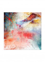 Vintage Canvas Painting Multicolour 80x80centimeter