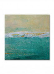 Abstract Painting Wall Art Canvas Blue 80x80centimeter