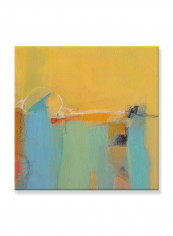 Abstract Painting Wall Art Canvas Green 80x80centimeter