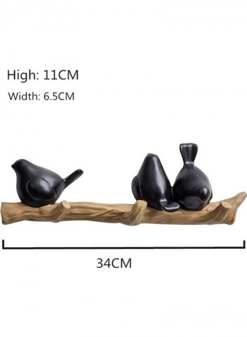 1 Piece Creative 3D Birds Resin Hook Multicolour 60x90cm