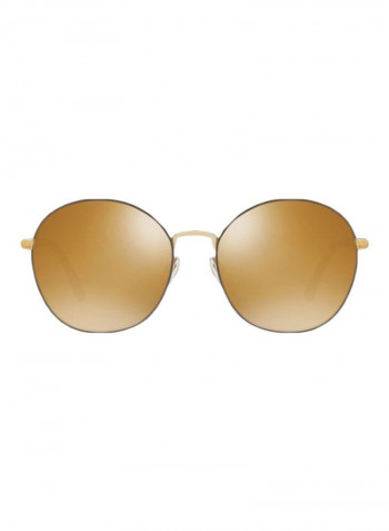 Women's Full Rim Round Sunglasses - Lens Size: 56 mm