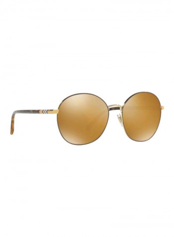Women's Full Rim Round Sunglasses - Lens Size: 56 mm