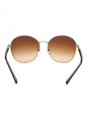 Women's Full Rim Round Sunglasses - Lens Size: 56 mm