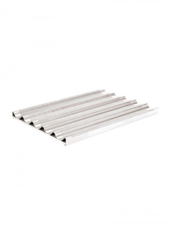 Aluminum Baguette Pan Silver 23.6x15.8x2inch