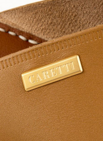 صندل من الجلد بدون رباط بتصميم عربي Novocalf Tobacco Brown