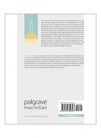 Sustainability And Energy Politics: Ecological Modernisation And Corporate Social Responsibility Hardcover 1