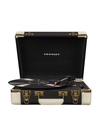 Deluxe Wired Turntable CR6019D-BK Black/White