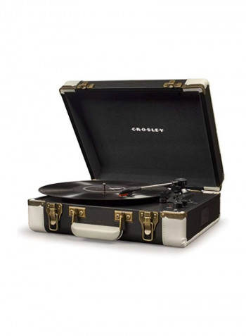 Deluxe Wired Turntable CR6019D-BK Black/White