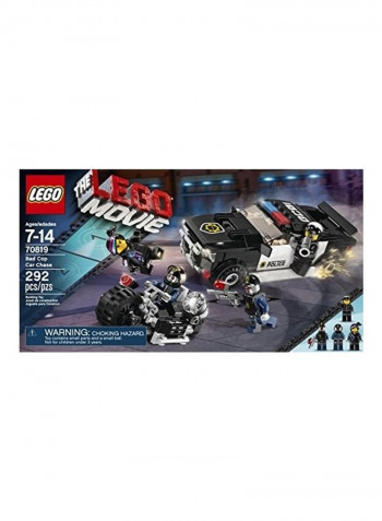 292-Piece Movie Bad Cop Car Chase Building Toys Set