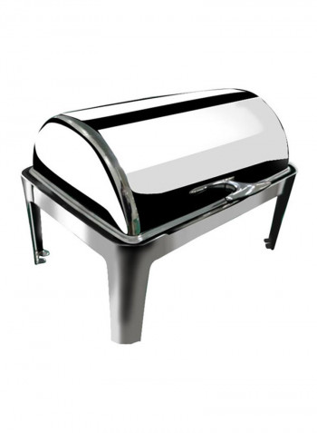 Chafing Dish Roll Top Silver 9L
