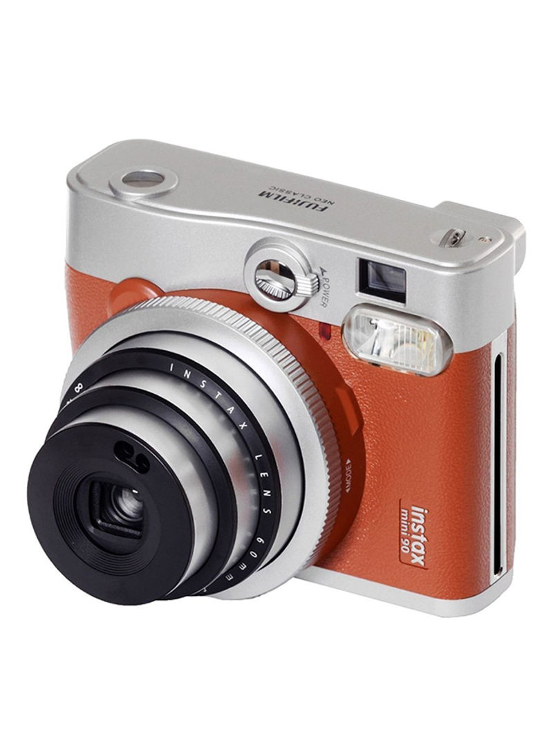 Instax Mini 90 Neo Classic Instant Film Camera Brown