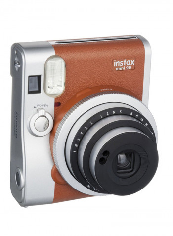 Instax Mini 90 Neo Classic Instant Film Camera Brown